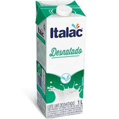 Leite Longa Vida Desnatado com Tampa Italac 1L