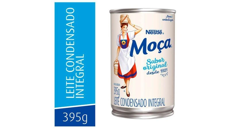 Leite Condensado Integral Moça Nestlé Lata 395G